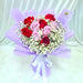 Hedy - Hand Bouquet - Hand Bouquet - Purple Roses - Red Roses - Well Live Florist