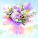 Violet Pink Delight - Hand Bouquet - Flower Bouquet - Hydrangea and Phalaenopsis Bouquet - Flower Delivery Singapore - Well Live Floris