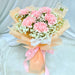 Joyful Pinks - Carnation hand bouquet - Flower bouquet - Flower Delivery Singapore - Well Live Florist