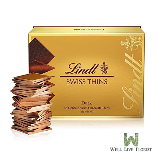 Add-On Lindt Dark 48 Delicate Swiss Chocolate Thins -125g