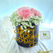 Carnation bouquet, flower box, mother day flower