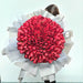 This elegant and beautiful arrangement will take away anyone's breath.  Comes with 200 premium fresh red roses.