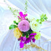Patricia - Flower In Vase - Eustoma - Orchid - Roses - Well Live Florist