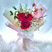 Hand bouquet, flower bouquet, rose bouquet