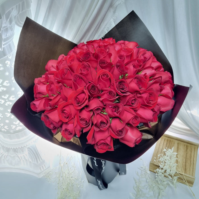 99 rose bouquet