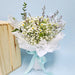 Soft Serenade - Hand Bouquet - Baby's Breath - Daisy - Hand Bouquet - Well Live Florist