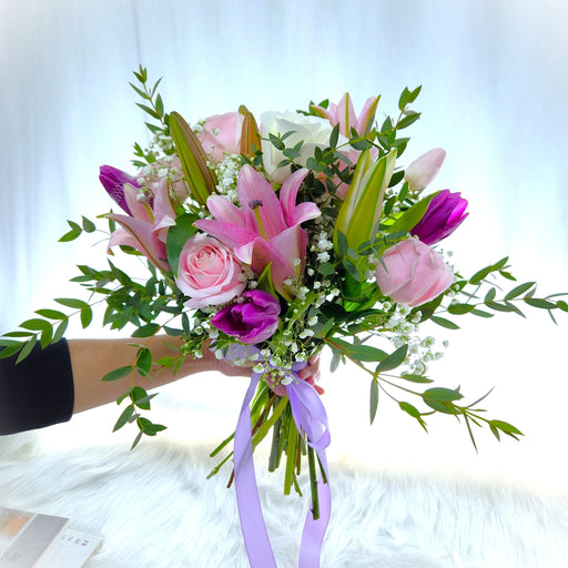 Bridal bouquet, wedding bouquet, lily bouquet, tulips bouquet, rose bouquet