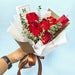 Blushing Beauty - Red Roses - hand bouquet - flower bouquet - flower delivery Singapore - Well Live Florist