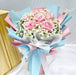 The Sweetest - Pink Rose Hand Bouquet - Flower Bouquet - Rose Bouquet - Flower Delivery Singapore - Well Live Florist