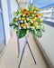 Condolence flower stand in Singapore